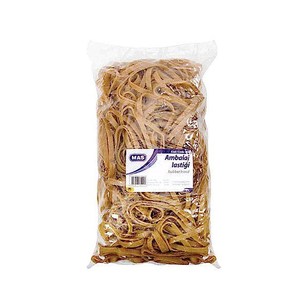 Mas 395 Ambalaj Lastiği %100 Kauçuk 500 gr Geniş resmi