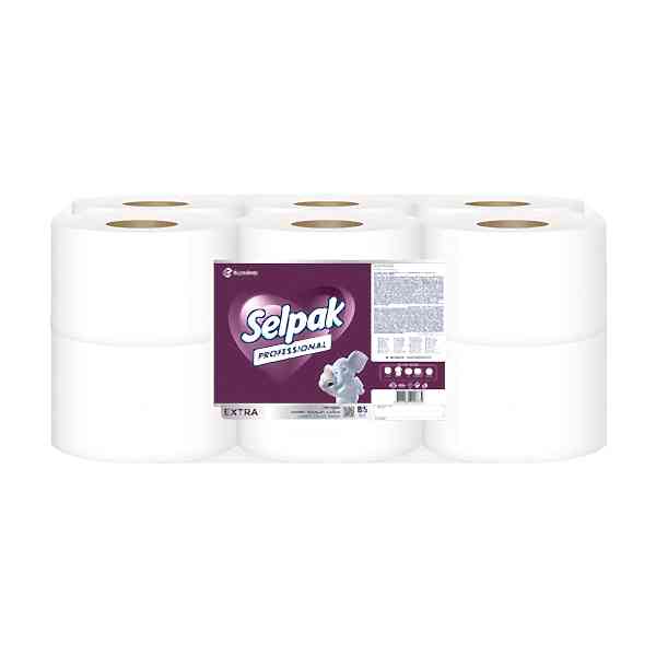 Selpak Professional Ekstra Jumbo Tuvalet Kağıdı 2 Katlı 85 m 12'li Paket 7903685 resmi