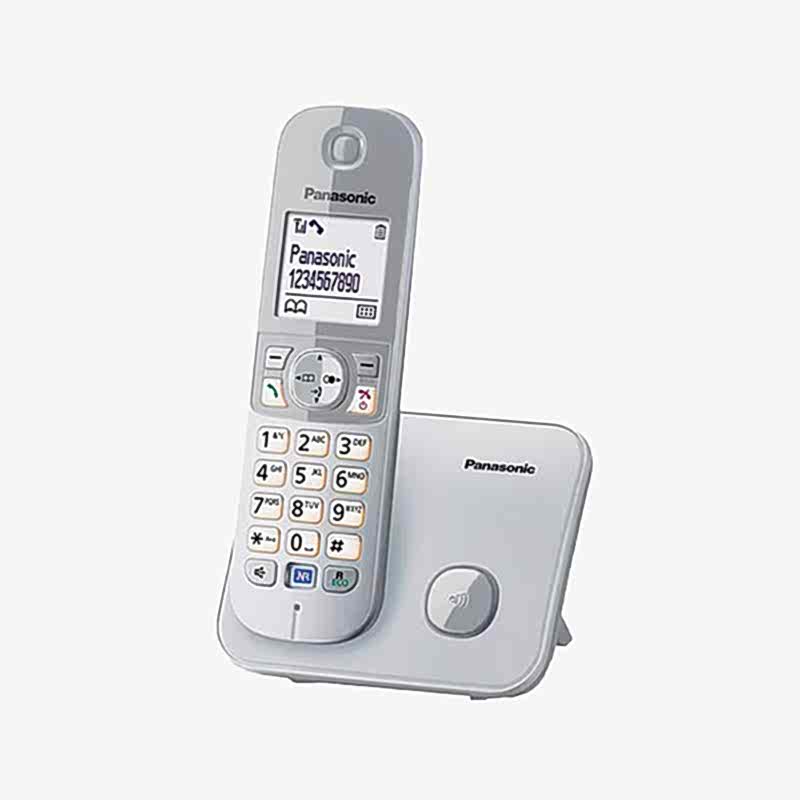 Panasonic KXTG-6811 Dect Telefon Gri resmi