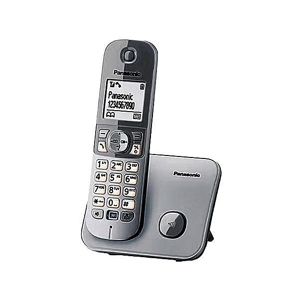 Panasonic KXTG-6811 Dect Telefon Gri resmi