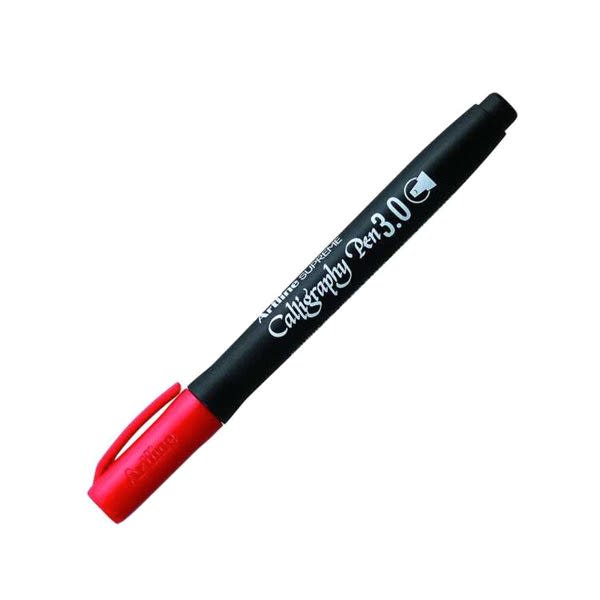 Artline Supreme 243 Kaligrafi Kalemi 3.0 mm Kırmızı resmi