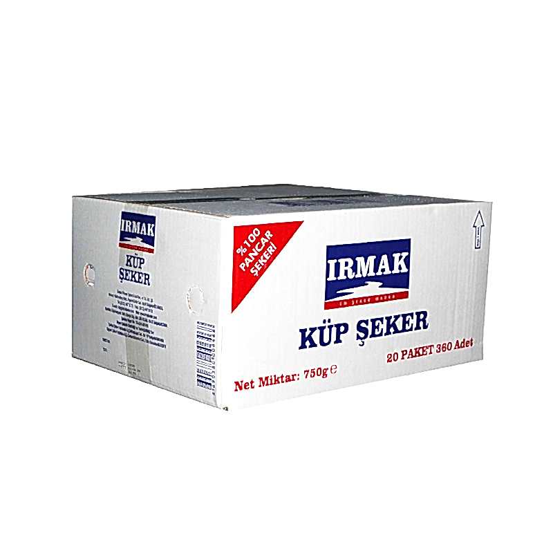 Irmak Küp Şeker Sargısız 750 gr (20 Adet) resmi