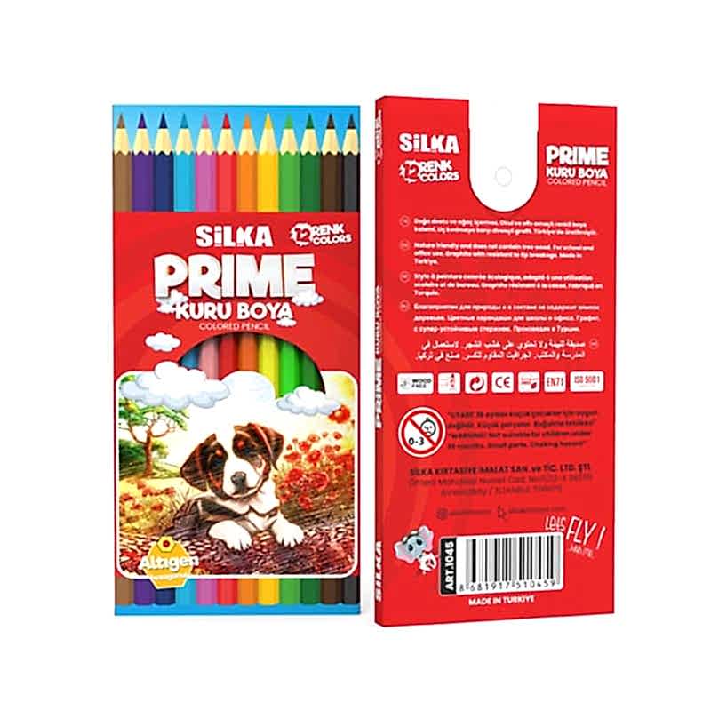 Silka Prime Kuruboya 12 Renk Tam Boy Art.1045 resmi