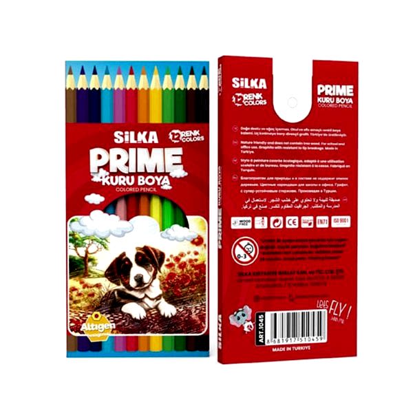 Silka Prime Kuruboya 12 Renk Tam Boy Art.1045 resmi