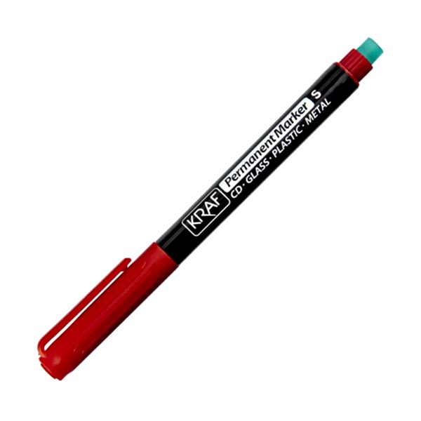 Kraf 270 Asetat Kalemi Silgili 0.3 mm Kırmızı resmi