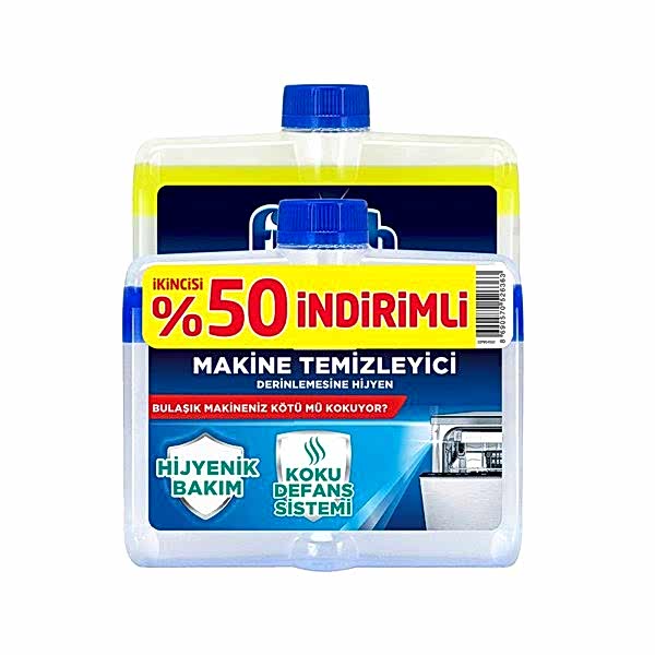 Finish Makine Temizleme Sıvı 250 ml 2'li Paket resmi