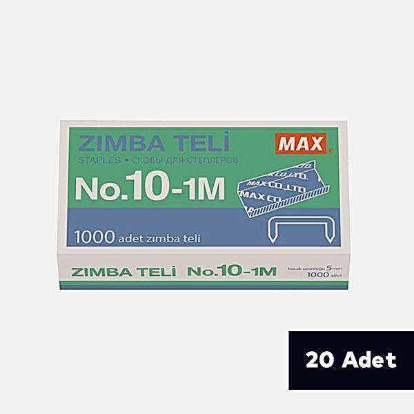 Max Zımba Teli No:10 1000 Adet - Beyaz (20 Adet) resmi