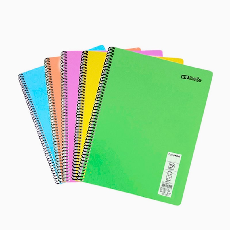 Mynote Flex Pastel Defter PP A5 80 Yp Kareli resmi