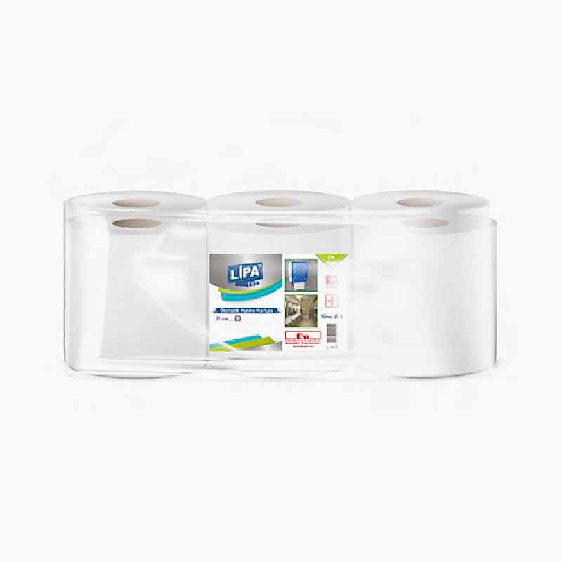 Lipa Eko Hareketli Kağıt Havlu 21 cm x 68 m 4.0 kg 6'lı Paket resmi