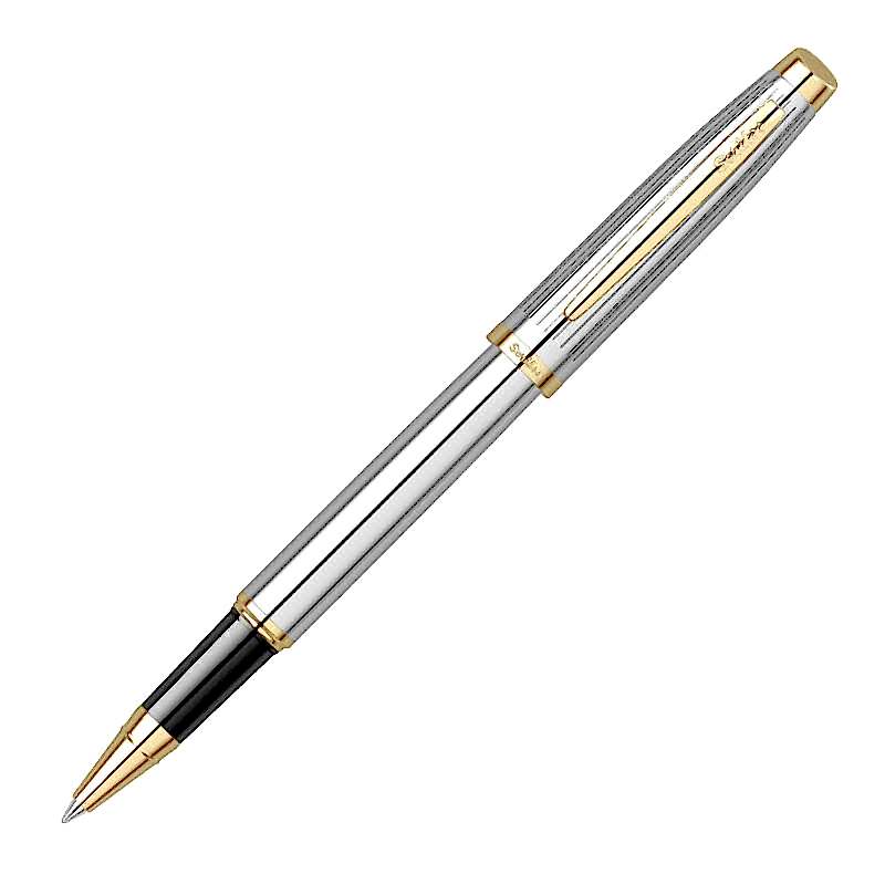 Scrikss 39 Roller Kalem Lüks Kutulu - Gold Krom