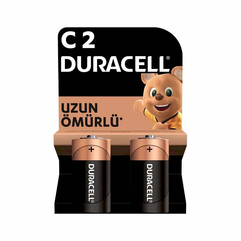 Duracell Alkaline C Orta Boy Pil LR14 / MN1400 2'li Paket resmi