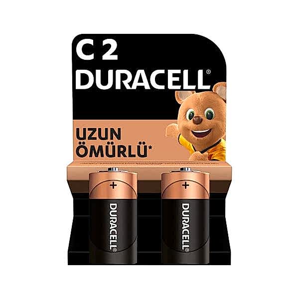 Duracell Alkaline C Orta Boy Pil LR14 / MN1400 2'li Paket resmi