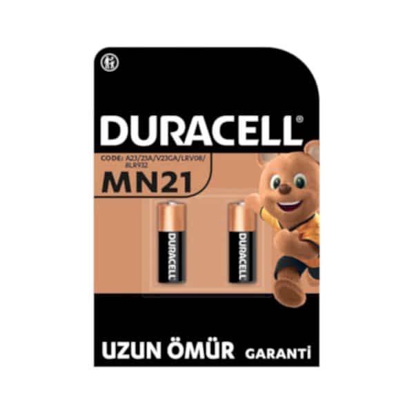Duracell Özel Pil 12 Volt MN21 2 li Paket resmi