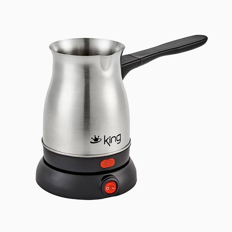 King Telveli K-442Y Türk Kahvesi Makinesi 4 Fincan 800 W resmi