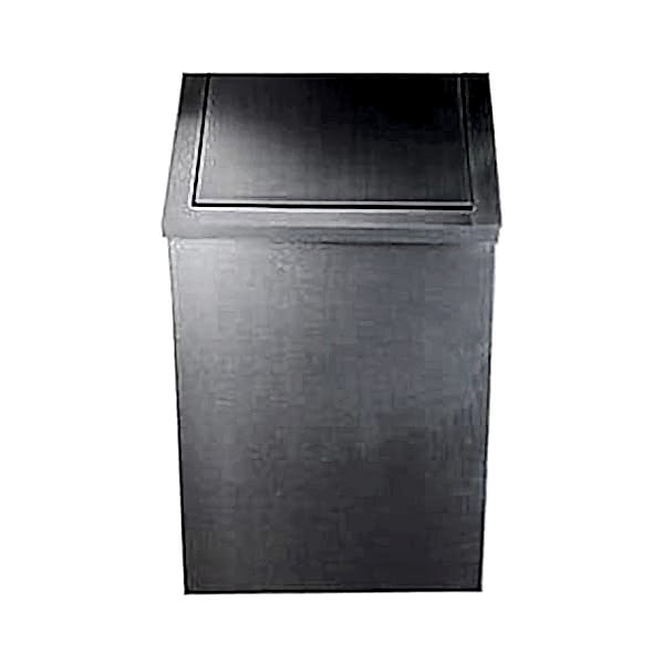 Maxiflow Sallanır Kapak Paslanmaz Çöp Kovası 430 -13315 54 Lt resmi