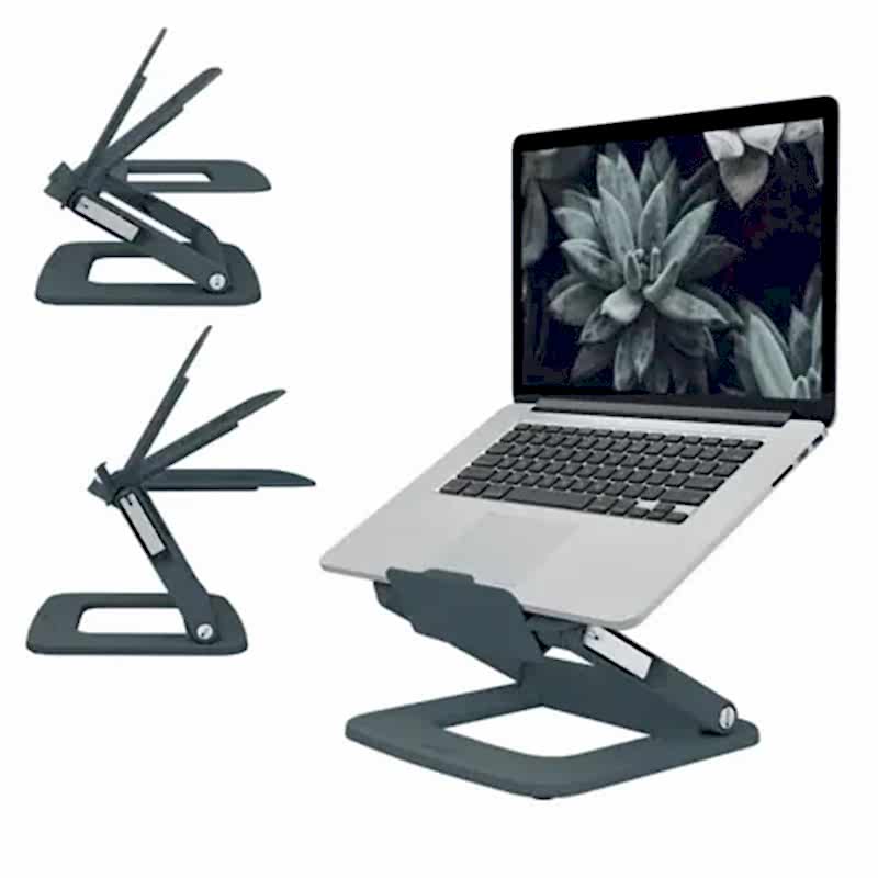 Leitz Ergo Ergonomik Çok Açılı Laptop Standı 6 Ayarlı Yükseklik Gri 64240089 resmi