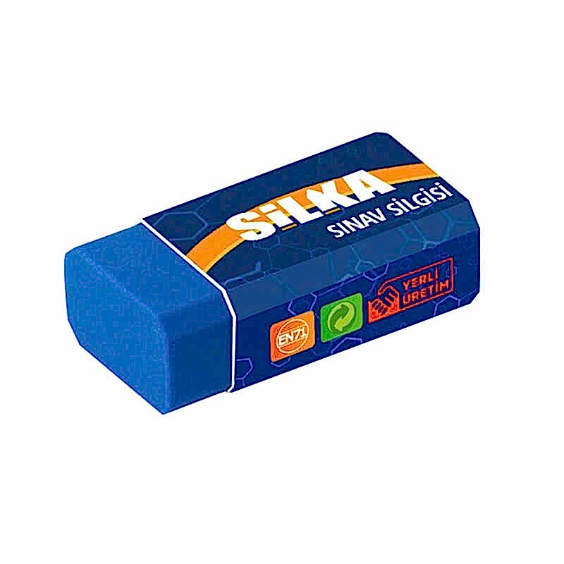 Silka ART9 Sınav Silgisi Orta Boy Mavi