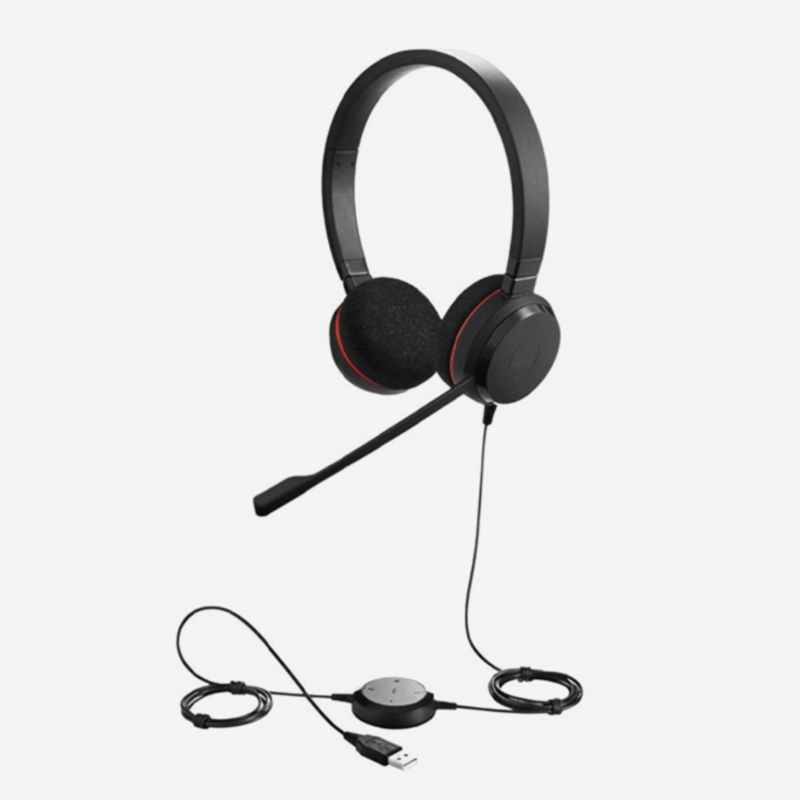 Jabra Evolve 20 Duo Usb Nc Kulaklık Mikrofon  resmi