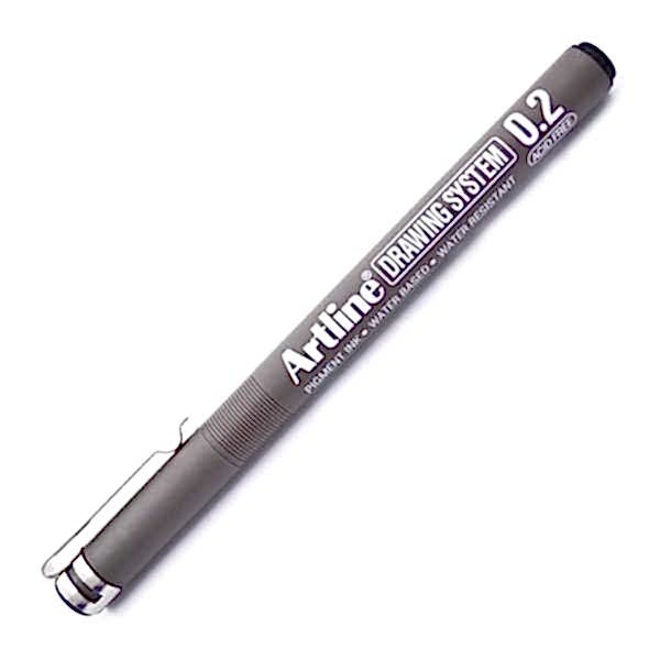 Artline 232 Drawing System Çizim Kalemi 0.2 mm - Siyah