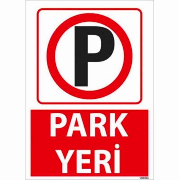 Park Yeri Uyarı Levhası U01034