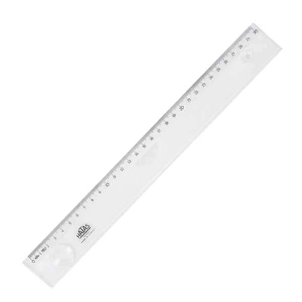 Hatas Plastik Standart Cetvel Mercekli Geniş 30 Cm