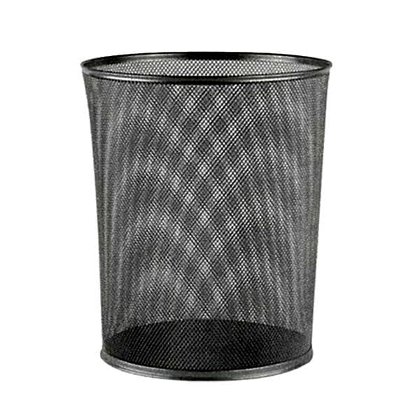 Kraf 540G Metal Perfore Çöp Kovası 12 lt - Gri