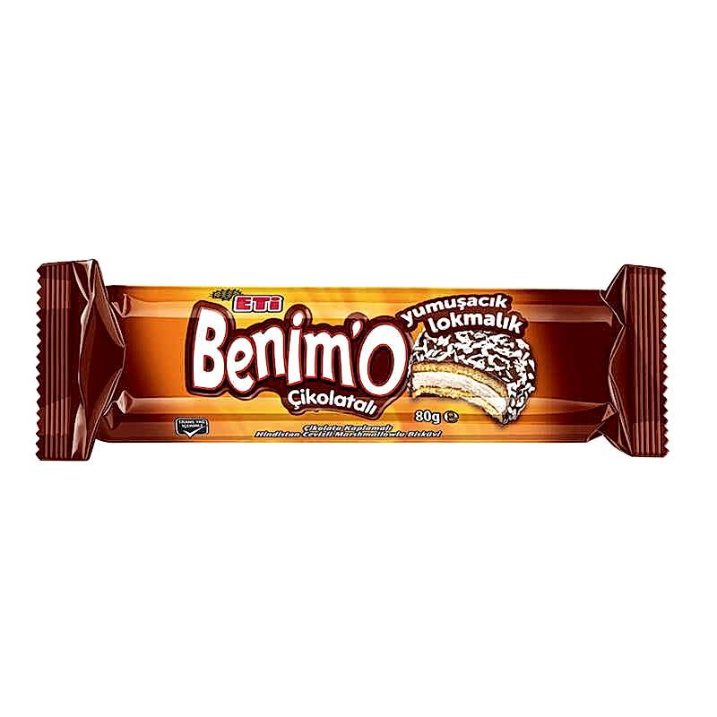 Eti Benimo Lokmalık Çikolatalı Bisküvi 80 gr 18'li Paket