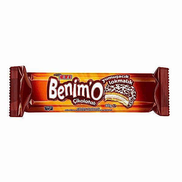 Eti Benimo Lokmalık Çikolatalı Bisküvi 80 gr 18'li Paket
