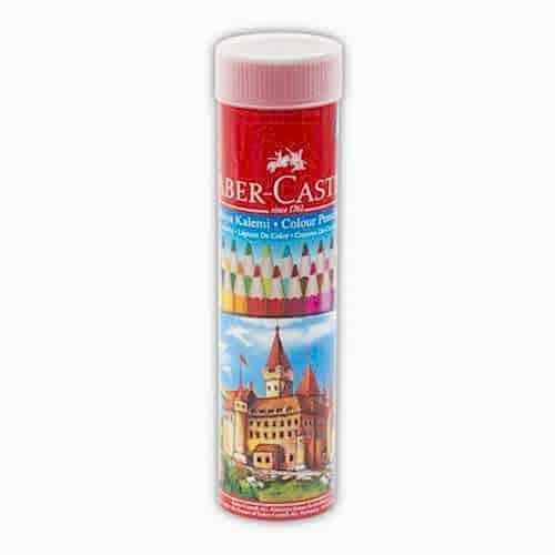 Faber Castell Kuru Boya Kalemi Redline Metal Tüp 12 Renk