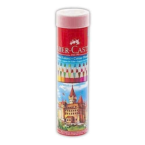 Faber Castell Kuru Boya Kalemi Redline Metal Tüp 12 Renk