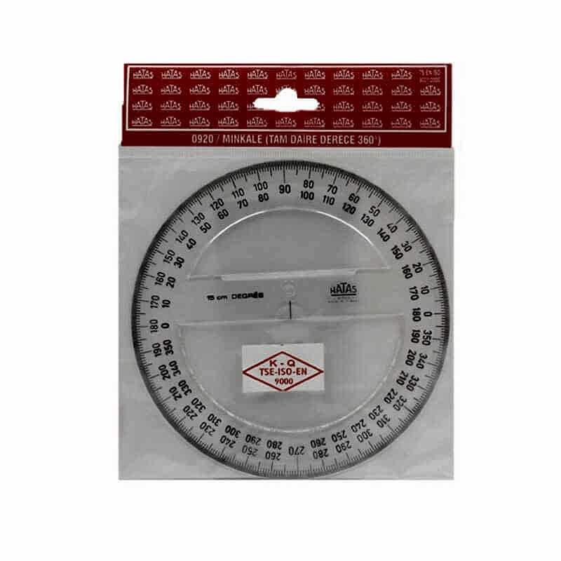 Hatas 920 Minkale Açıölçer Plastik TDD 15 cm