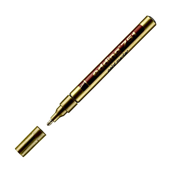 Edding 751 Dekorasyon Markörü İnce Uç Altın