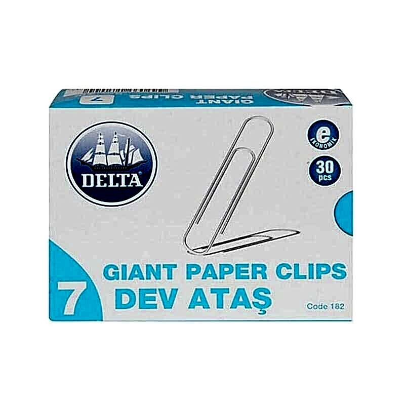 Delta Ataş 182 75 mm No:7 30 Adet - Metalik Gri
