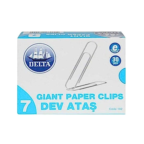 Delta Ataş 182 75 mm No:7 30 Adet - Metalik Gri