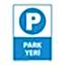 Park Yeri Uyarı Levhası 25X35 3mm U03139, Resim 1