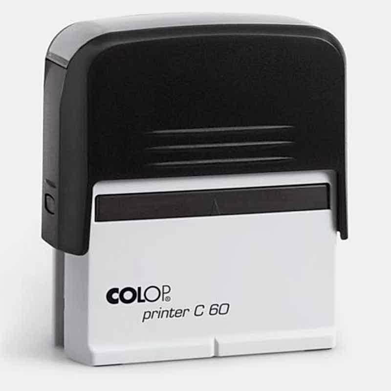 Colop C60 Otomatik Kaşe 37x76 mm Mavi Keçe
