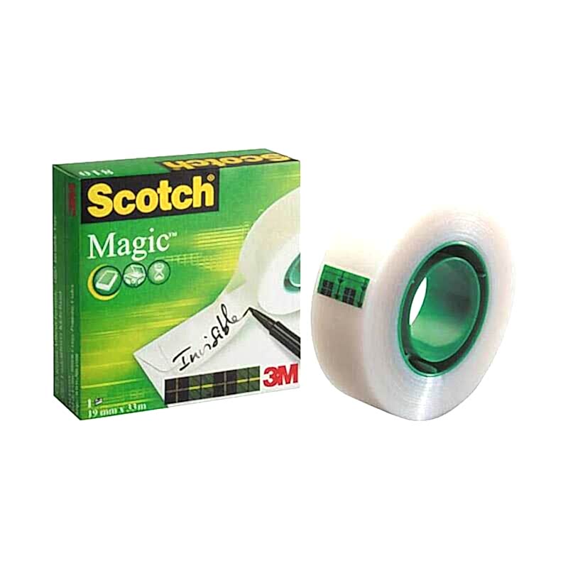 3M Scotch Magic 810 Görünmez Bant 19 mm x 33 m