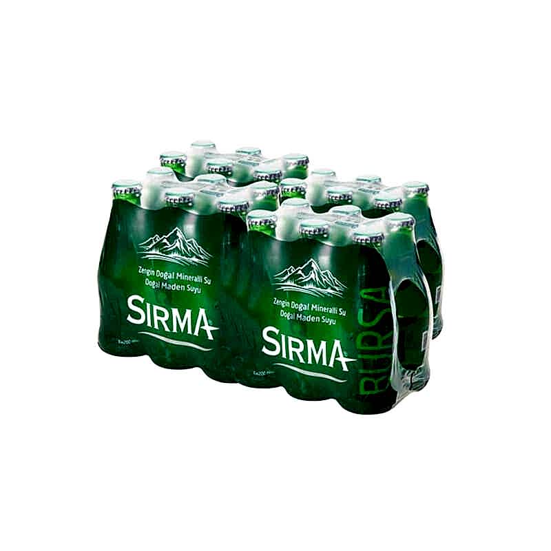 Sırma Maden Suyu Cam Şişe 24'lü Paket