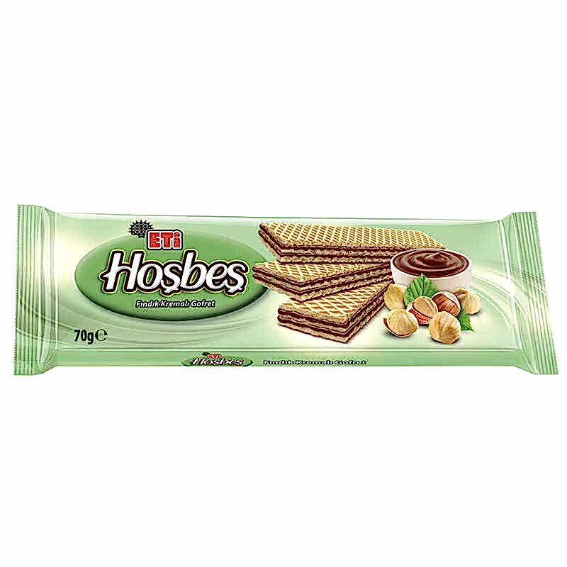 Eti Hoşbeş Fındık Kremalı Gofret 142 gr 20'li Paket