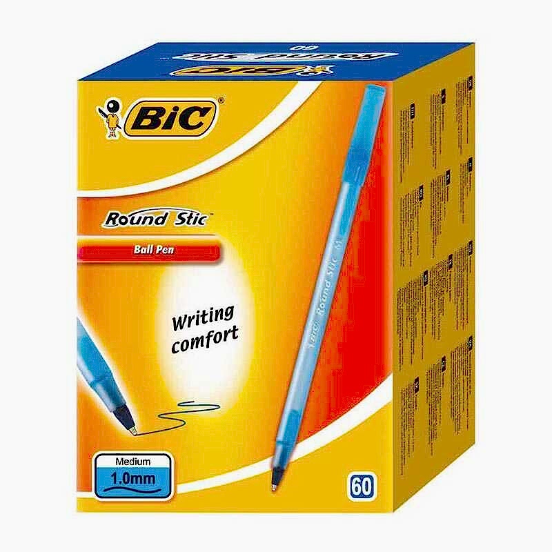 Bic Round Stic Tükenmez Kalem 1.0 mm 60'lı Paket - Mavi