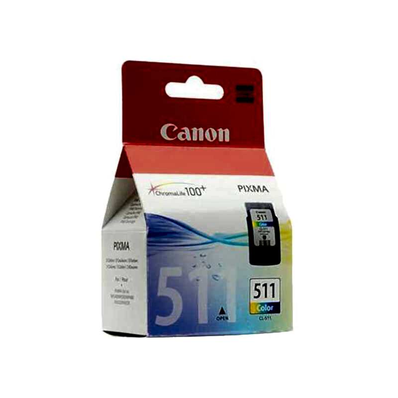 Canon CL-511  Mürekkep Kartuş 250 Sayfa - Mavi-Sarı-Kırmızı
