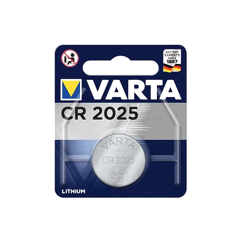 Varta CR2025 Lityum Düğme Pil 3 Volt Tekli Paket