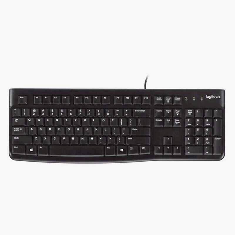 Logitech K120 USB Kablolu Türkçe Q Klavye - Siyah