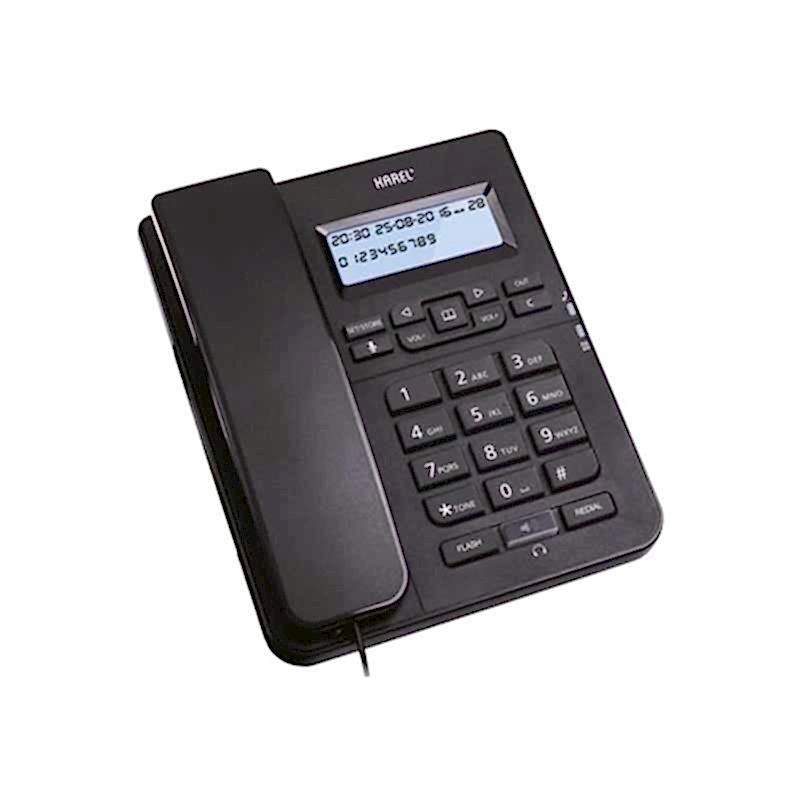 Karel TM145 Siyah Kulaklıklı Ekranlı Masa Üstü Telefon