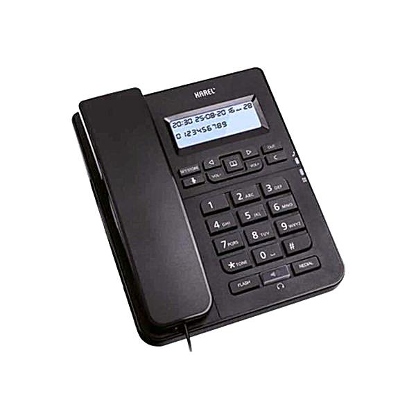 Karel TM145 Siyah Kulaklıklı Ekranlı Masa Üstü Telefon