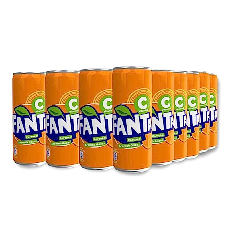 Fanta Kutu 330 ml 24'lü