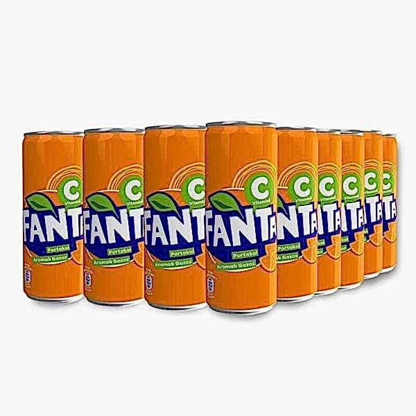 Fanta Kutu 330 ml 24'lü