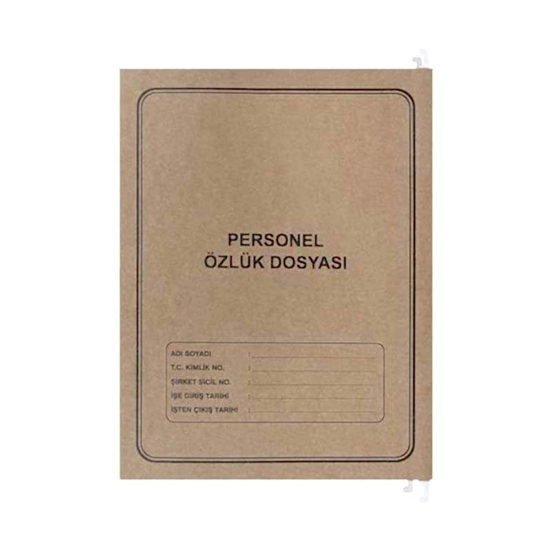 Tunakart P3003 Askılı Personel Özlük Dosyası 4 Bölmeli
