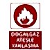 Doğalgaz Ateşle Yaklaşma Uyarı Levhası U10004