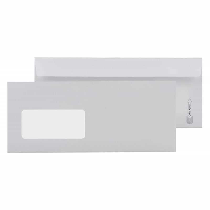 Asil AS-1005 Diplomat Zarf Pencereli 10,5x24 500'lü 110 gr Beyaz